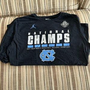 Long Sleeve 2017 UNC National Championship shirt